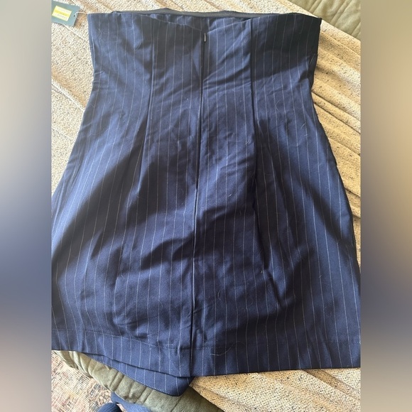 NWT Wild Fable Navy Strapless Mini Dress with Matching Blazer - Picture 6 of 15